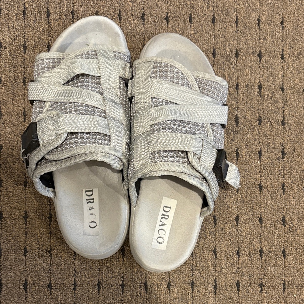 DRACO Men's Slide Sandals in Light Gray